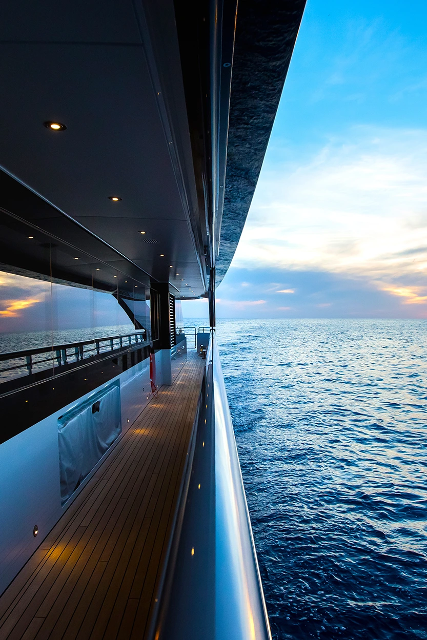 Boat spinning on the water